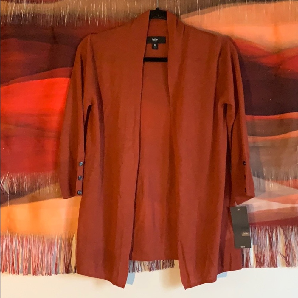 Deep Orange Cardigan